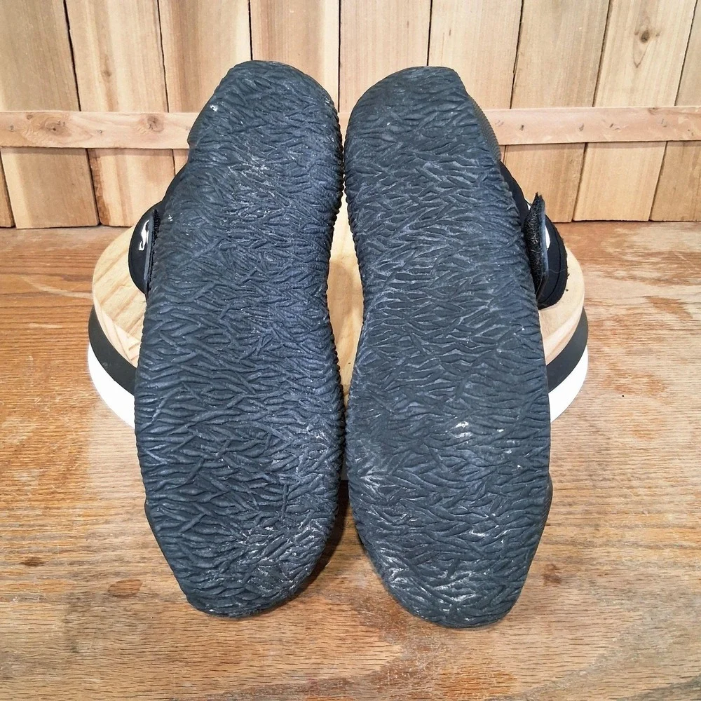 NRS Paddle Wetshoes Size 10 Black Neoprene Zip River Kayak Raft Shoes